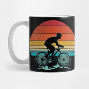 Retro Vintage Mountain Bike MTB Mountain Bikers Biking Cycling Biker Gift Mug